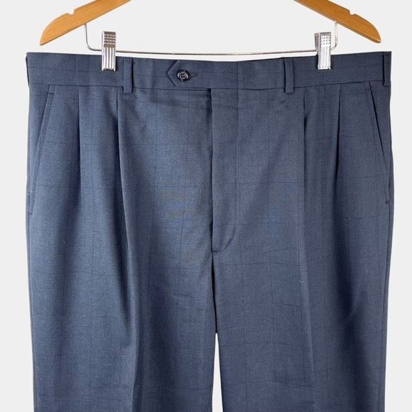 Burberrys Vintage Burberry 100% Wool 2-Piece Suit Navy - Picture 12 of 16